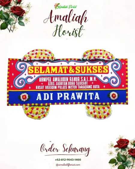 Papan Bunga Ucapan Selamat Harjosari Kidul